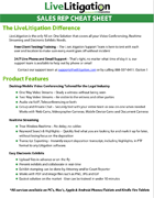 LiveLitigation Sales Rep Cheat Sheet