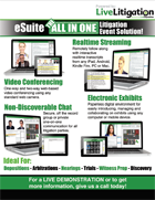 LiveLitigation eSuite Sell Sheet