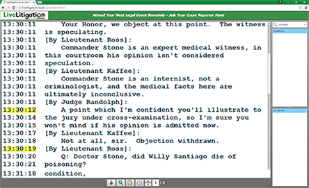 LiveLitigation LocalRealtime