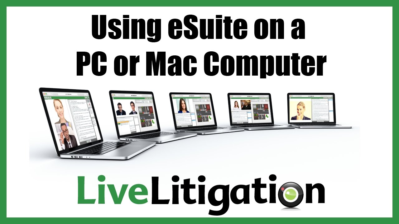 Using eSuite on a PC or Mac